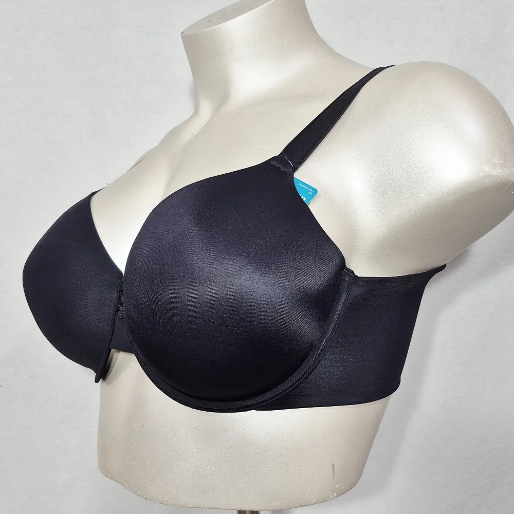 42DD Vanity‎ Fair Radiant 76326 Back & Side Smoothing Underwire Bra Black NWT